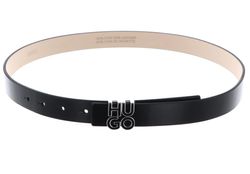 HUGO HU-GO Sta-En Sz25 Leather Belt W90 Black | Buy bags