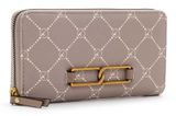 Tamaris Anastasia Chain Zip Around Wallet Taupe