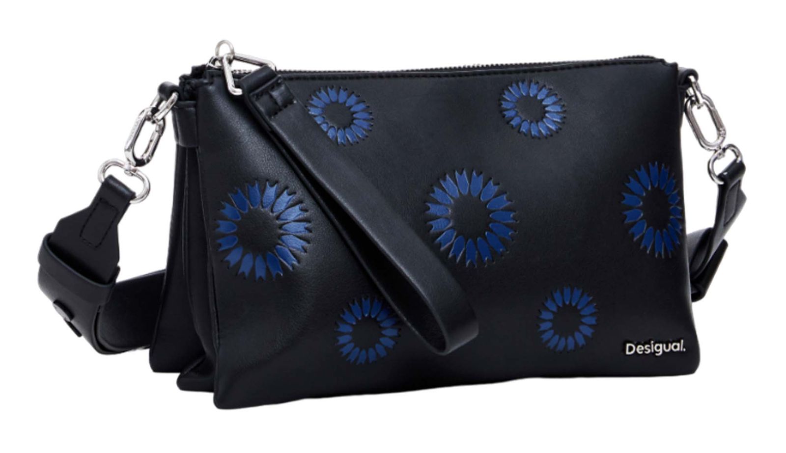 Desigual Viceversa Urus Borsa A Tracolla – Verde Jungle – Leggera E Compatta Con Scomparti, 25x13x8 Cm