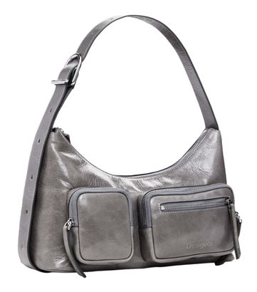 Desigual Accessoires Medellin Shoulder Bag Middle Gray