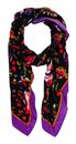 Desigual Mixed Flowers Rectangle Foulard Black