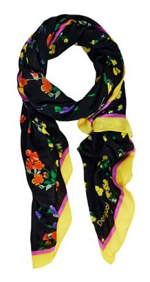 Desigual Foulard Patch Rectangle Black