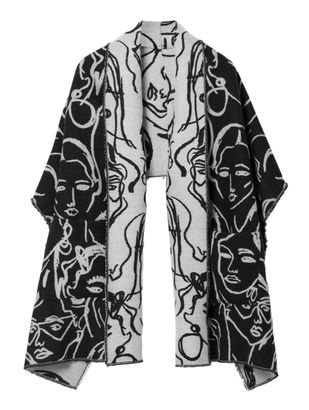 Desigual Accessories Fabric Long Scarf Black