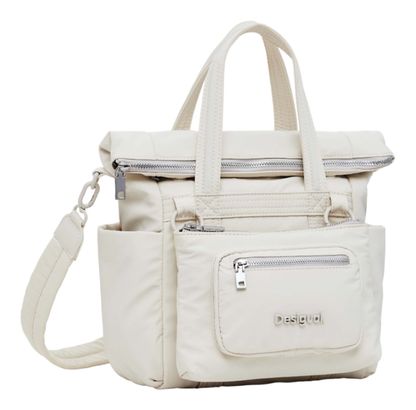 Desigual Basic Modular Hand Bag Cream White