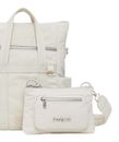 Desigual Basic Modular Hand Bag Cream White