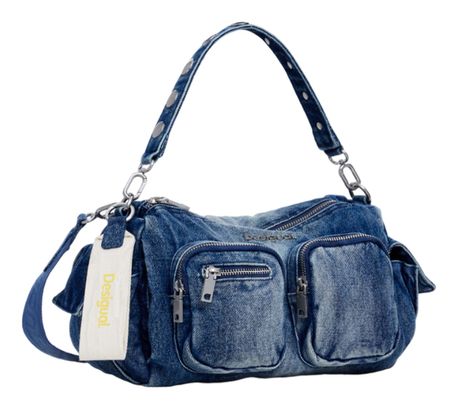 Desigual Denim Habana Hand Bag Denim Medium Wash