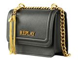 REPLAY Crossbody Bag Black / Satingold