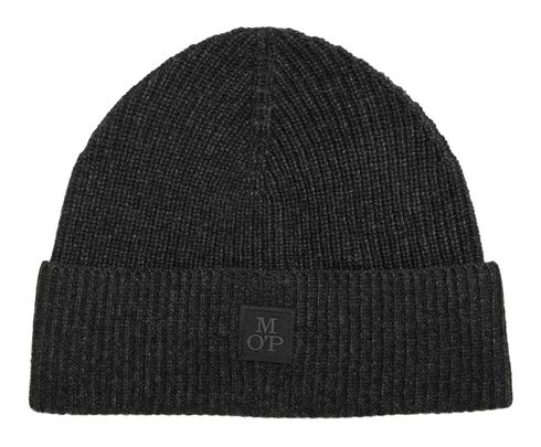 Marc O'Polo Knitted Hat Dark Grey Melange