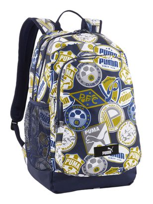 PUMA Academy Backpack Puma Navy-Soccer Badges AOP