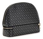 GUESS Dome Cosmetic Pouch L Coal Multi Logo GUESS Dome Cosmetic Pouch L Coal Multi Logo