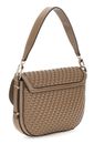 GUESS Murielle Flap Shoulder Bag Dark Taupe