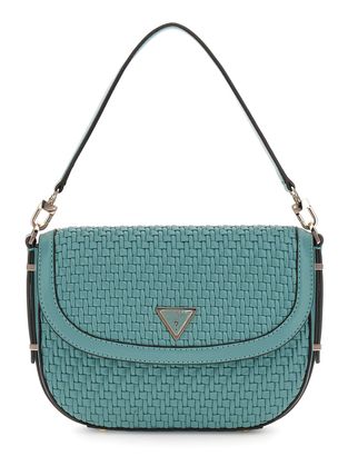 GUESS Murielle Flap Shoulder Bag Teal