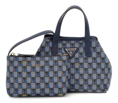 GUESS G Wave Mini Tote XS Blue Logo