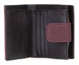 VALENTINO Post Re Wallet Vino / Nero VALENTINO Post Re Wallet Vino / Nero