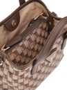 GUESS G Wave Mini Tote XS Brown Logo GUESS G Wave Mini Tote XS Brown Logo