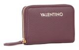 VALENTINO Post Re Zip Around Wallet Vino / Nero