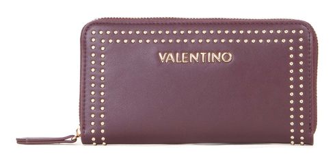 VALENTINO Shine Re Zip Around Wallet Vino