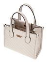 GUESS Silvana 2 Compartment Mini Tote XS Bone