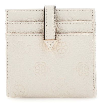 GUESS Cresidia Tab Card Case Bone