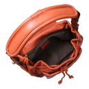 abro Leather Dalia Star Saddle Shoulderbag Dark Orange