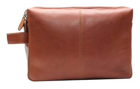 Esquire Dallas Cosmetic Bag Brown