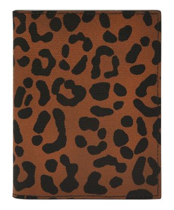 FOSSIL Gift Passport Case Leopard Print