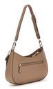 GUESS Noelle Top Zip Shoulder Bag Dark Taupe