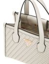 GUESS Silvana 2 Compartment Mini Tote XS Bone