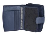 Golden Head Valencia RFID Protect Billfold Coin Wallet With Snap Closure Sapphire Golden Head Valencia RFID Protect Billfold Coin Wallet With Snap Closure Sapphire