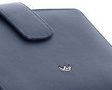 Golden Head Valencia RFID Protect Billfold Coin Wallet With Snap Closure Sapphire Golden Head Valencia RFID Protect Billfold Coin Wallet With Snap Closure Sapphire