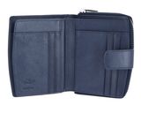 Golden Head Valencia RFID Protect Billfold Coin Wallet With Snap Closure Sapphire Golden Head Valencia RFID Protect Billfold Coin Wallet With Snap Closure Sapphire