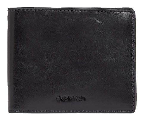 Calvin Klein CK Refine Bifold 5CC W / Coin Black Smooth