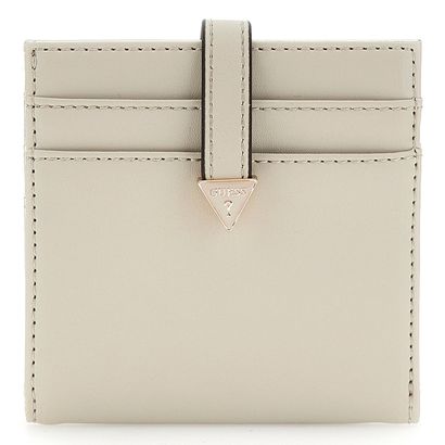 GUESS Laurel SLG Tab Card Case Taupe