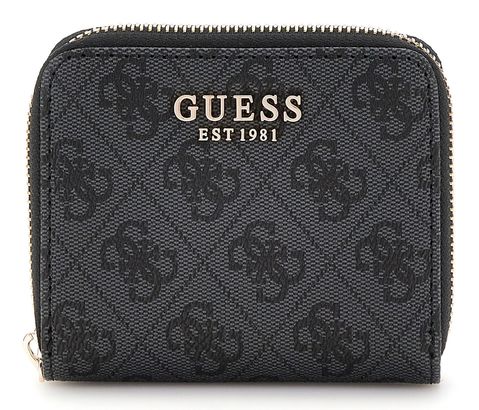 GUESS Laurel SLG Small Zip Around S Coal Logo