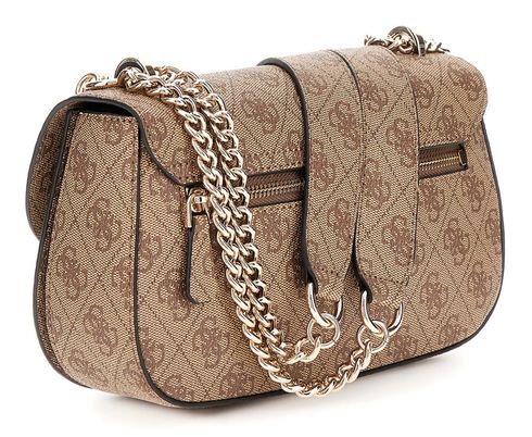 Guess Eco Erica Status Crossbody in Brown | UK