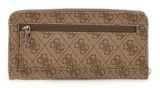 GUESS Laurel SLG Large Zip Around Wallet L Latte Logo