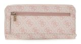 GUESS Laurel SLG Large Zip Around Wallet L Dusty Rose Logo