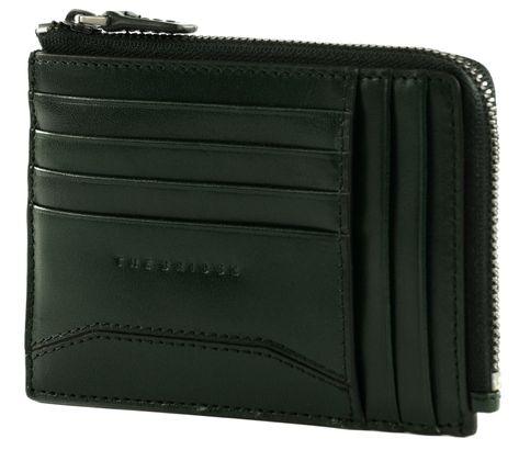 THE BRIDGE Filippo Credit Card Case Malachite / Rut. Scuro