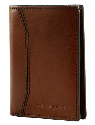 THE BRIDGE Filippo Credit Card Case Marrone TB / Rut. Sc. Opaco