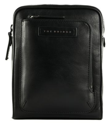 THE BRIDGE Filippo Crossbody Bag L Nero Abb. Rutenio Scuro