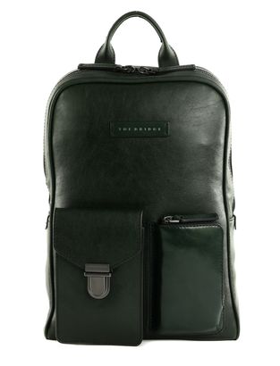 THE BRIDGE Filippo Backpack M Malachite / Rut. Scuro