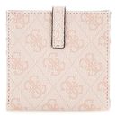 GUESS Eco Erica Tab Card Case Dusty Rose Logo GUESS Eco Erica Tab Card Case Dusty Rose Logo