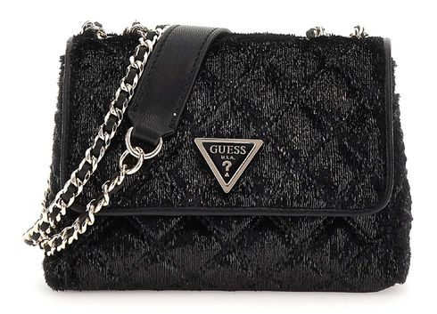 GUESS Giully Mini 2 Compartment Convertible Flap XS Black