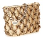 GUESS Zalina Top Zip Shoulder Bag Gold