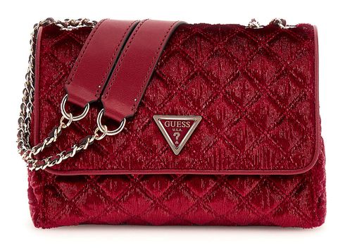 GUESS Giully 2 Compartment Convertible Flap Claret