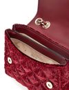 GUESS Giully Mini 2 Compartment Convertible Flap XS Claret GUESS Giully Mini 2 Compartment Convertible Flap XS Claret
