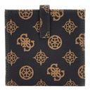 GUESS Laurel SLG Tab Card Case Mocha Logo