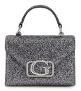 GUESS Zalina Mini Top Handle Flap Pewter GUESS Zalina Mini Top Handle Flap Pewter