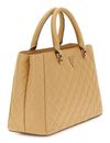 GUESS Eco Carly Girlfriend Satchel Beige GUESS Eco Carly Girlfriend Satchel Beige