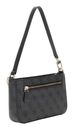 GUESS Noelle Mini Top Zip Shoulder Bag Coal Logo GUESS Noelle Mini Top Zip Shoulder Bag Coal Logo